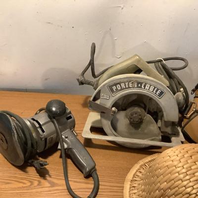 W1344 Porter Cable Saw Vintage Straw Hard Hat