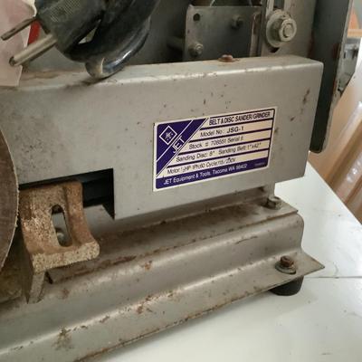 W1347 JET Belt Sander Disc Grinder