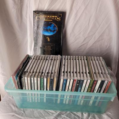 Lot of CDs.