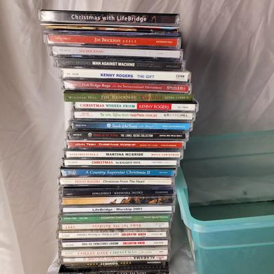 Lot of CDs.