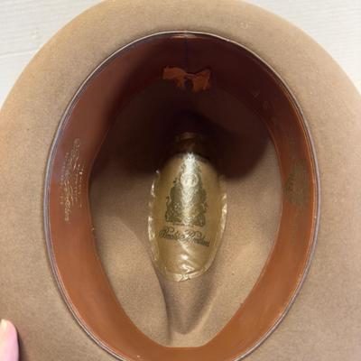 U1244 Vintage Brook's Brothers Fedora Hat with Hat Box