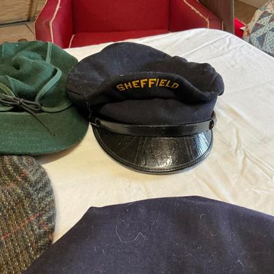 U1246 Vintage Byron Velvet Fedora Hat, Trachten Style with Cap,Sheffield, Hats