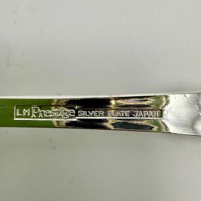 Vintage LM Prestige Silver Plate Grapefruit Spoons