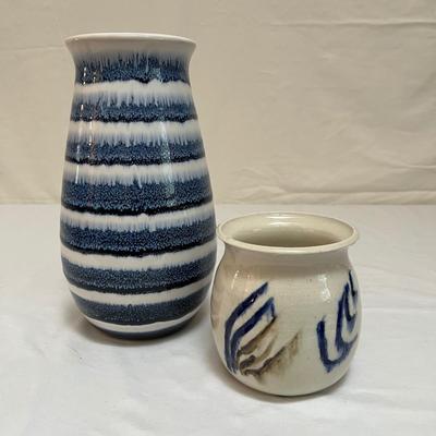 Two Pottery Vases (LR-RG)