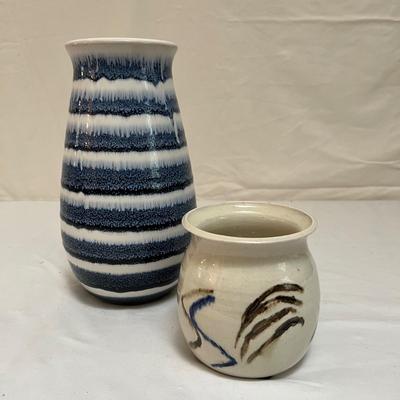 Two Pottery Vases (LR-RG)