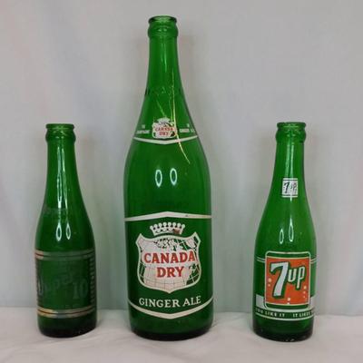 Mixed Lot of Vintage Soda Bottle