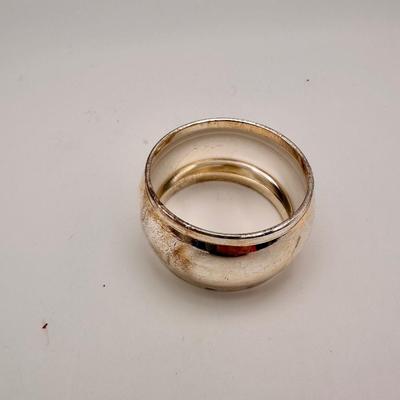 Vintage Silver Plate Napkin Rings From Tempest Silver