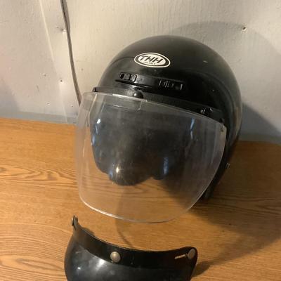 W1390 Vintage T.H.H. Helmet with Visor Attachments