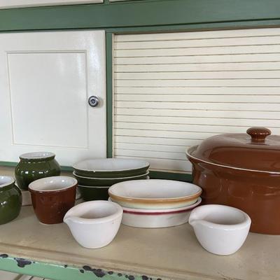 Vintage Ceramic Kitchenware Lot