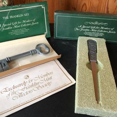 Franklin Mint Collectors Society Memorabilia