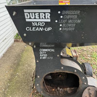 1398 Duerr Yard Clean-Up Shredder/Chopper