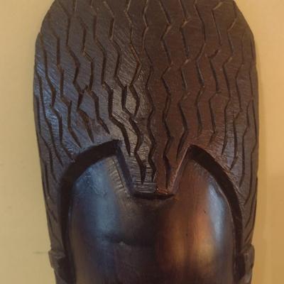 Wooden Carved Face Tribal Mask #1