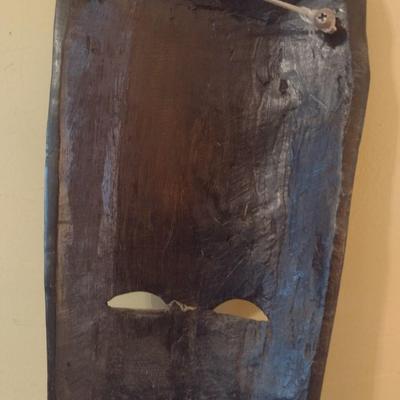 Wooden Carved Face Tribal Mask #1