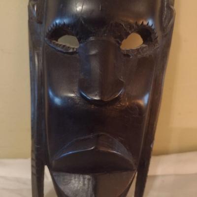 Wooden Carved Face Tribal Mask #2