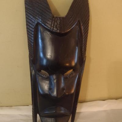 Wooden Carved Face Tribal Mask #2