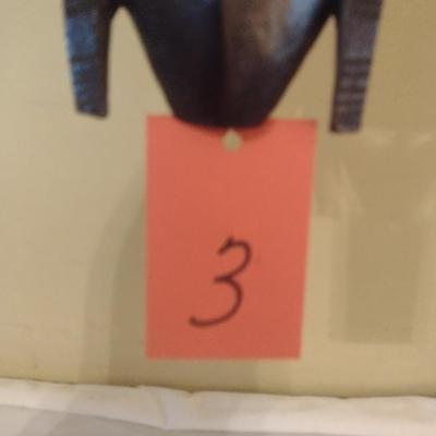 Wooden Carved Face Tribal Mask #3