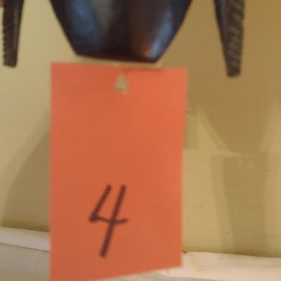 Wooden Carved Face Tribal Mask #4