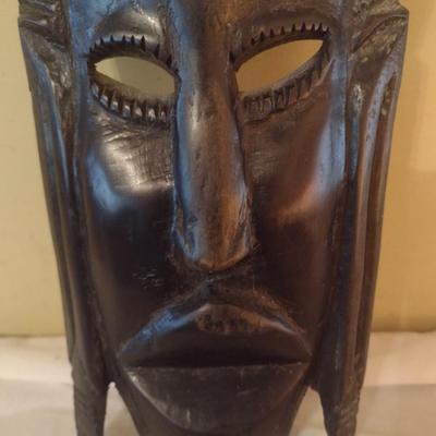 Wooden Carved Face Tribal Mask #4