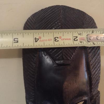Wooden Carved Face Tribal Mask #4