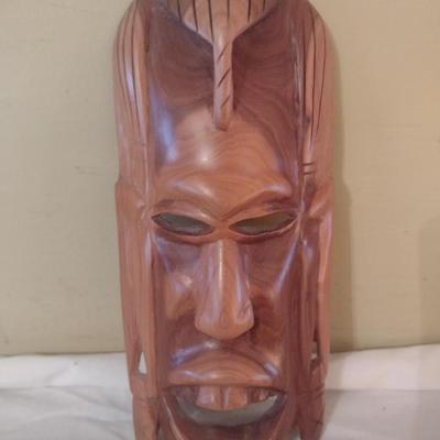 Wooden Carved Face Tribal Mask #5