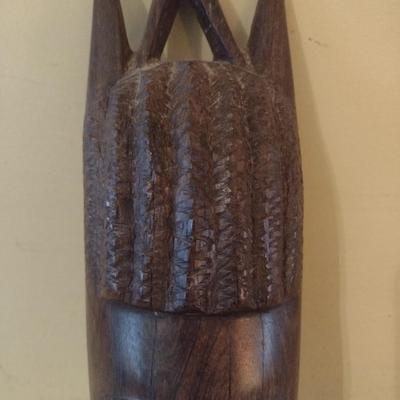 Wooden Carved Face Tribal Mask #5