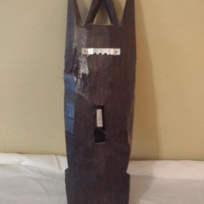 Wooden Carved Face Tribal Mask #5