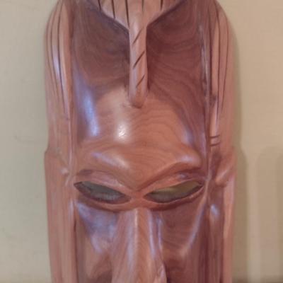 Wooden Carved Face Tribal Mask #5