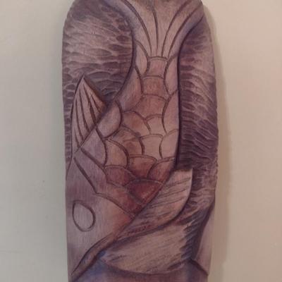 Wooden Carved Face Tribal Mask #6