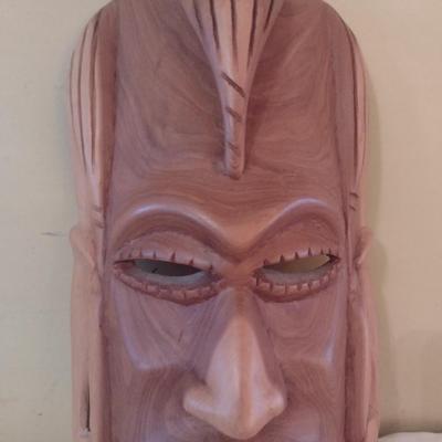 Wooden Carved Face Tribal Mask #8