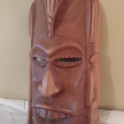 Wooden Carved Face Tribal Mask #8