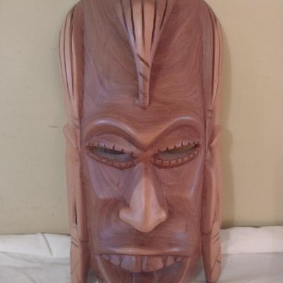 Wooden Carved Face Tribal Mask #8