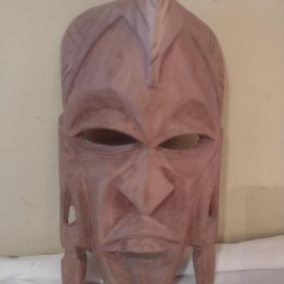 Wooden Carved Face Tribal Mask #9
