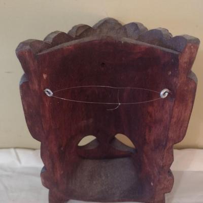 Wooden Carved Face Tribal Mask #10