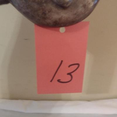 Stone Carved Face Tribal Mask #13