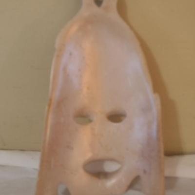 Stone Carved Face Tribal Mask #14