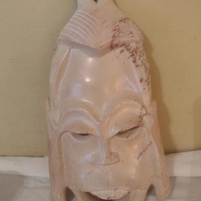 Stone Carved Face Tribal Mask #14
