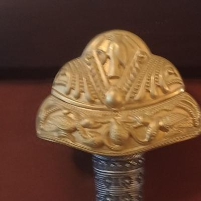 Vintage Replica Legendary Sword of the Vikings with Wooden Display Case