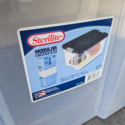 Clear Storage Bins (G-DW)