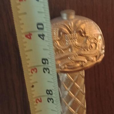 Vintage Replica Sword of Charlemagne with Wooden Display Case
