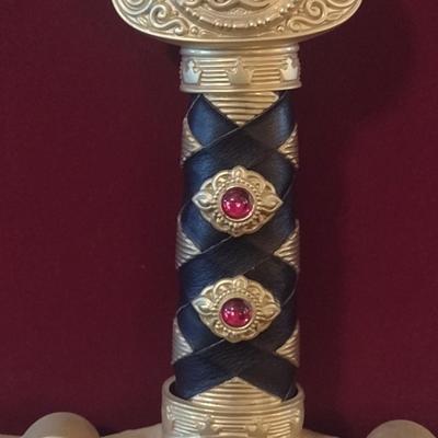 Vintage Replica Sword of the Holy Roman Empire with Wooden Display Case