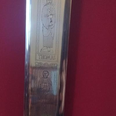 Vintage Replica Sword of the Holy Roman Empire with Wooden Display Case