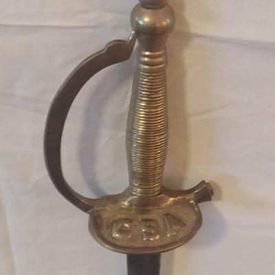 Vintage Replica CSA Confederate Officer's Sword with Sheath