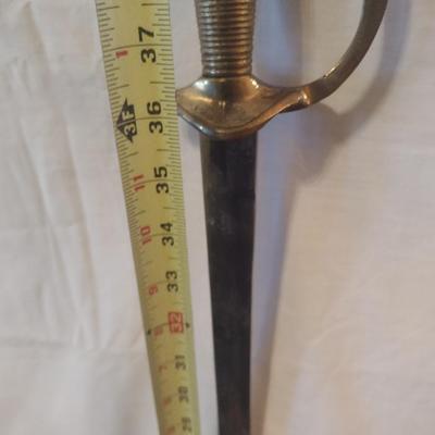 Vintage Replica CSA Confederate Officer's Sword with Sheath