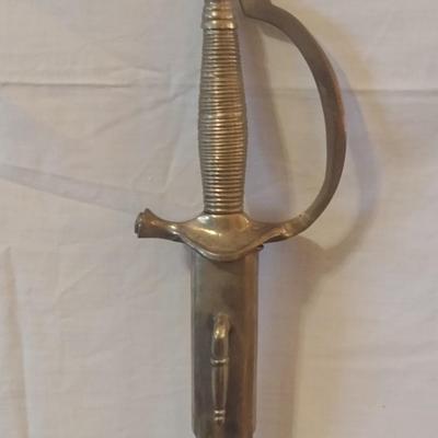 Vintage Replica CSA Confederate Officer's Sword with Sheath