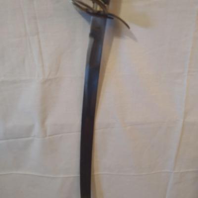 Vintage Replica Officer's Horse Soldier's Sword with Metal Sheath