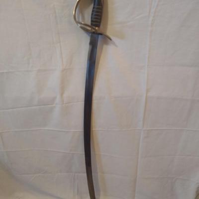 Vintage Replica Officer's Horse Soldier's Sword with Metal Sheath