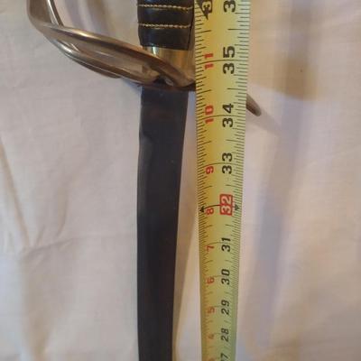 Vintage Replica Officer's Horse Soldier's Sword with Metal Sheath