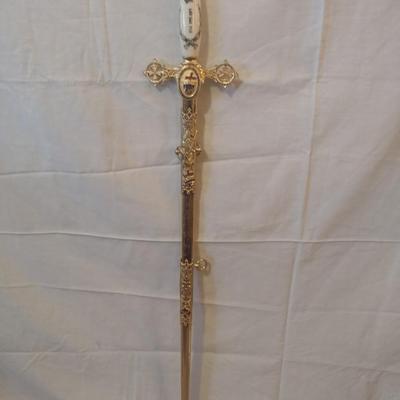 In Hoc Signo Vinces Masonic Sword Post 1960's