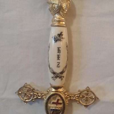 In Hoc Signo Vinces Masonic Sword Post 1960's