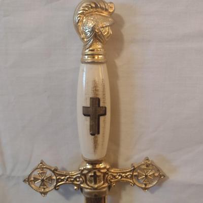 In Hoc Signo Vinces Masonic Sword Post 1960's